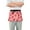 Cherries with Shadows, variant on Cute Sheep Head Server Apron with 3 Pockets Waterproof Waitress Waist Short Apron for Man Woman 12 Inches