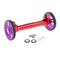 thumbnail image 2 of LOVIVER Vélos Pliants Roues Faciles Tige d'Extension avec Entretoises Rouge, 2 of 8