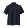 thumbnail image 6 of Port Authority Youth Silk Touch Polo-M (Navy), 6 of 6