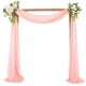 thumbnail image 3 of Cortinas de Arco de Boda Blancas Cortina de Fondo Transparente para Decoración de Techo de Fiesta de Ceremonia de Boda ANGGREK Otros, 3 of 8