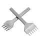 thumbnail image 1 of uds hierro para pinchar cuero 6mm 4 dientes 6 dientes acero blanco punzón de cuero espejo pulido herramientas de cuero para bricolaje, 1 of 5