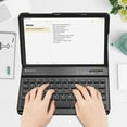 thumbnail image 3 of Fintie Keyboard Case for Samsung Galaxy Tab A 8.4 2020 Model SM-T307 (Verizon/T-Mobile/Sprint/AT&T), Slim Shell Lightweight Stand Cover with Detachable Wireless Bluetooth Keyboard, 3 of 7