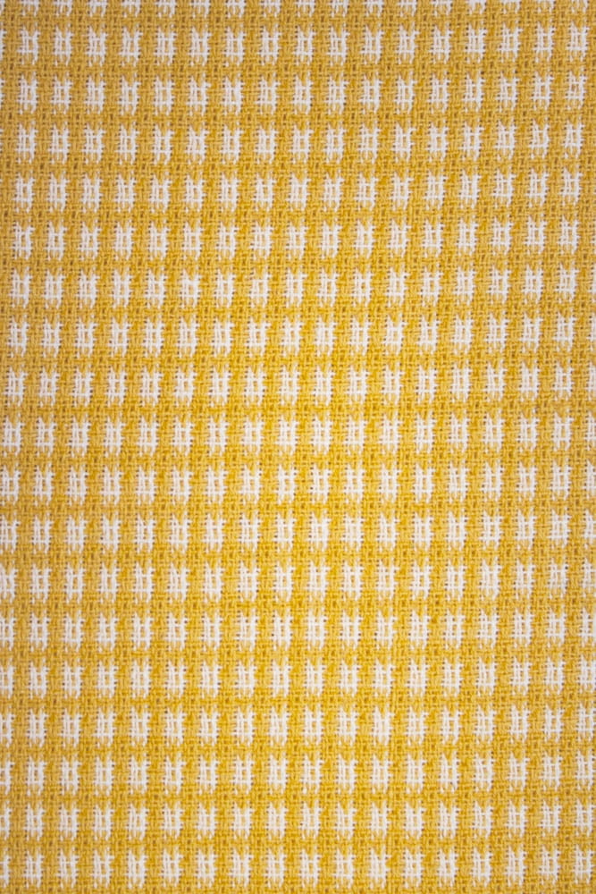 Lintex Linens Homespun Check 100% Cotton Woven Fringed Tablecloth 52"X52", Gold
