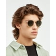 thumbnail image 2 of Hawkers - Polarized Moma Midtown Gold Green One Size UV400 Unisex Sunglasses, 2 of 7