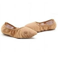 thumbnail image 3 of Missfiona Women's Ballet Flats Canvas Ballet Slipper Dance Yoga Practice Shoes(6.5,Light Tan), 3 of 6