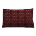 thumbnail image 1 of Ahgly Company Patterned Indoor Rectangular Maroon Red Lumbar Throw Pillow, 13 inch by 19 inch, 1 of 5