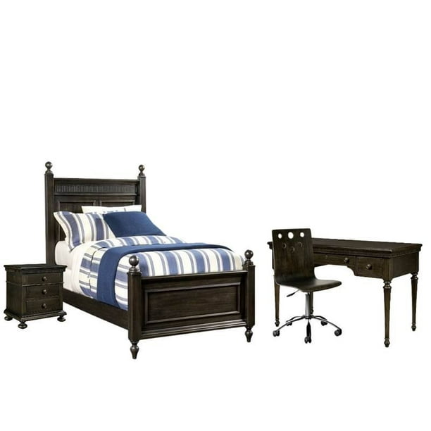 4 Piece Kids Bedroom Set With Twin Bed Walmart Com Walmart Com