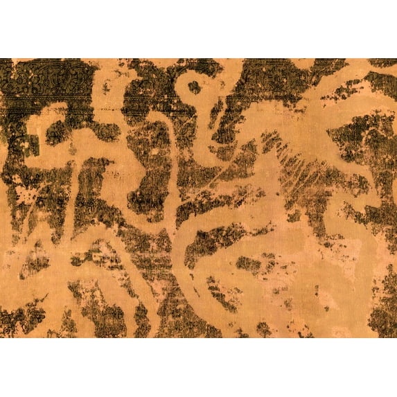 Ahgly Company Indoor Rectangle Persian Orange Bohemian Area Rugs, 2' x 3'