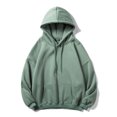 thumbnail image 4 of LEEy-world Graphic Hoodies for Men Hoodies for Men Winter Thick Jackets Sherpa Lined Zip Up 2023 Fabric Upgrade Green,L, 4 of 4