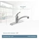 thumbnail image 2 of Grifo de Cocina Chateau Moen con Monomando Arco Alto Estilo Moderno Elegante Cromado Moen 7425, 2 of 2