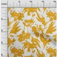 thumbnail image 1 of oneOone Cotton Poplin Pale Orange Fabric Florals Fabric For Sewing Printed Craft Fabric By The Yard 56 Inch Wide-G82, 1 of 4