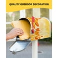 thumbnail image 5 of Mailbox Cover Magnetic Mailbox Wraps, Autumn Water Surface Golden Yellow Fallen Leaves Mailbox Covers Standard Size 18x21 Inch Mail Wrap Post Letter Box Decoration for Outdoor Gardern Yard, 5 of 6