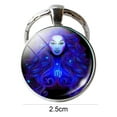 thumbnail image 5 of opvise Keychain Exquisite 12 Constellation Design Glass Handbag Keychains Key Ring for Gift Aquarius, 5 of 7