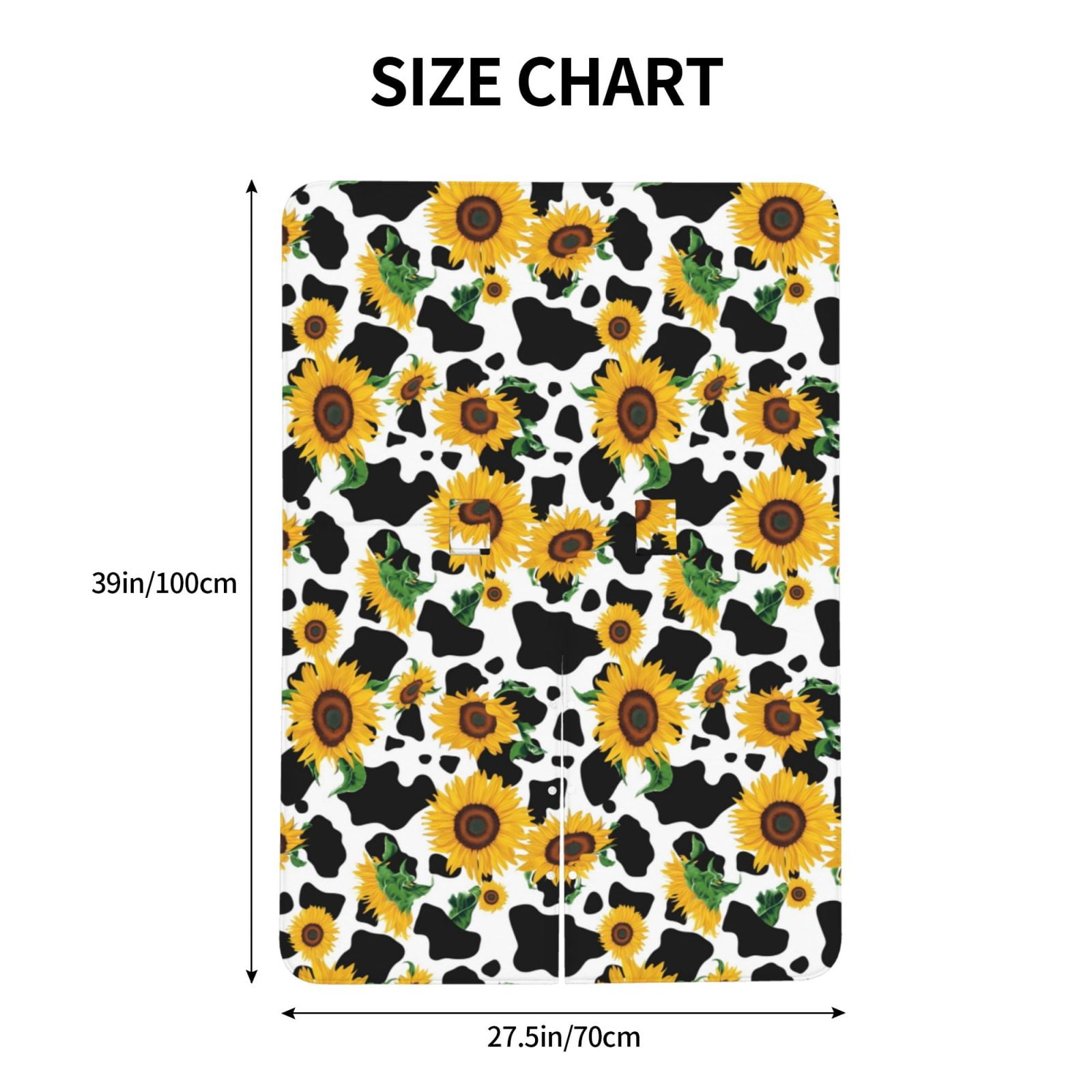Car Seat Cover Baby - Cute Cow Print Sunflower D Breathable Infant Car Seat Cover for Baby Carseat, Lightweight Comfort Baby Essentials Must Haves Newborn Stuff for Girl Boy