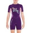 thumbnail image 1 of Naiovety DiveSail Trajes de neopreno para niños Traje de buceo de cuerpo completo Pantalones de manga corta Traje de baño para niños Buceo Snorkel Surf Deportes acuáticos Púrpura L Naiovety OD003679-08, 1 of 1