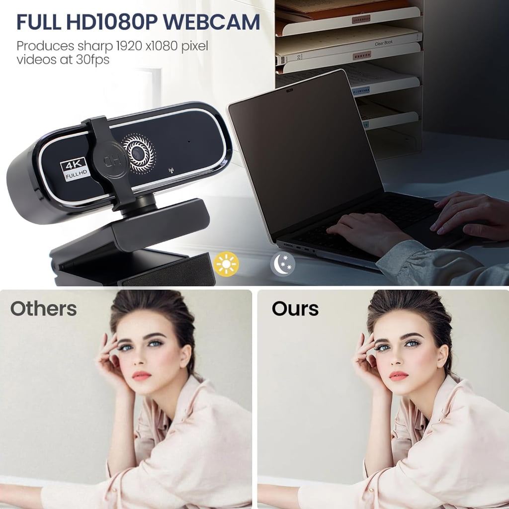 Hot Swappable 720P Webcam Data Security Toss Protect Constructed In Micr 30FPS Video Seize For Online Courses Remote Wor