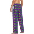 thumbnail image 5 of GZHJMY Mardi Gras Pajama Pants for Men, Lounge Pants Lightweight Men Pajama Bottoms with Drawstring Pockets, Christmas New Year Birthday Gifts, Medium, 5 of 6