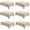 Beige, variant on 2 Pack Faux Linen Fall Tablecloths, Wrinkle Proof Fabric Rectangle Table Cloth, Burlap Textured Table Covers for Thanksgiving Holiday Autumn Dinner Party Farmhouse (Rust, 54 x 78 Inch)