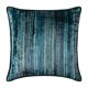 thumbnail image 1 of Funda de almohada azul de 50 x 50 cm (20 x 20 pulgadas), cojines de terciopelo a rayas para sofá, diseño moderno de rayas eléctricas., 1 of 3