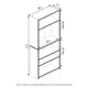thumbnail image 2 of Librería Furinno JAYA Simply Home con 5 estantes y 5 niveles, negra, 2 of 8
