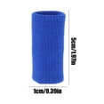 thumbnail image 3 of Finger Compression Sleeve Blue 2 X 0.5 Inch Elastic Support for Arthritis Swelling Basketball Sports 1 Pc Finger Protector for Joint Pain Relief Tendonitis Relief, 3 of 6