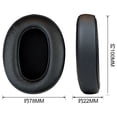 thumbnail image 6 of Earpads for Sony WH-XB900N/WH-CH710N/WH-CH720N/WH-RF400/MDR-RF895RK Headphones, Ear Pads Cushions with Soft Protein Leather, High Density Foam - Black, 6 of 8