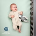thumbnail image 3 of Bare Home 2 Pack Fitted Sheets - Premium 1800 Collection - Ultra Soft - Crib, Spring Mint/White, 3 of 7