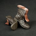 thumbnail image 5 of Zapatos De Botines Para Hombre A Escala 2x1/6 Para Figura De Acción De Cuerpo De Hombre De 12 Pulgadas Marrón perfke Botas masculinas de figura de acción, 5 of 5