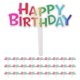 thumbnail image 2 of Happy Birthday Toppers Decorations for Party Centerpiece and Cake Decor Multi Color 100pcs, 2 of 5