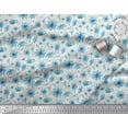 thumbnail image 3 of Soimoi polyester Crepe Fabric Leaves & Cosmos Floral Print Fabric by Yard 42 Inch Wide, 3 of 3