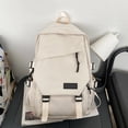 thumbnail image 4 of Mochila con colgante de felpa, ligera, de gran capacidad, mochila para estudiantes, mochila escolar para viajes al aire libre, Camping, Picnic, 4 of 9