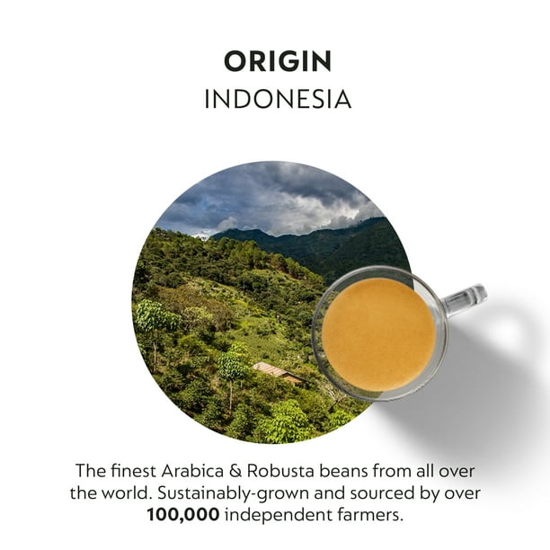 Nespresso Rainforest Alliance, Fair Indonesia Dark Roast, OriginalLine Coffee Pods, 40 Ct (4 Boxes - Walmart.com