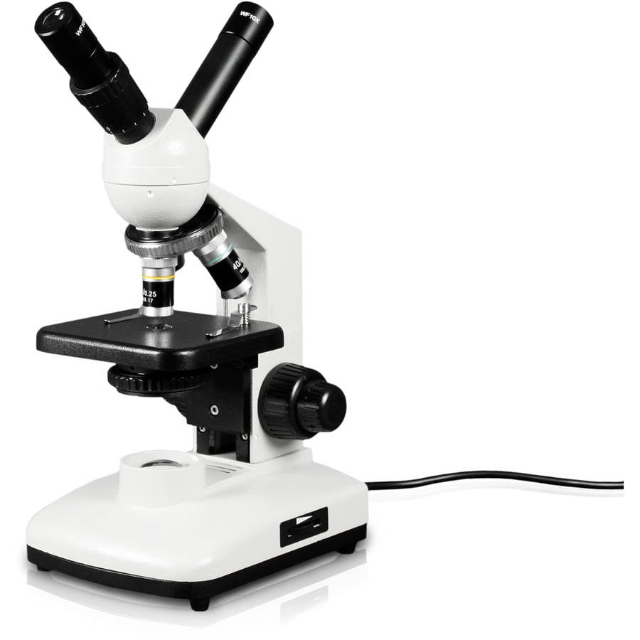 WALTER PRODUCTS 40CXTLED Series Microscopes, 40 Series, With 10X widefield eyepiece Walmart
