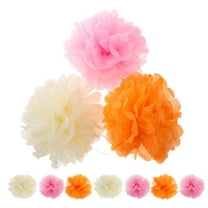 Masteelf  15 Pcs Tissue Paper Pom Poms Flower Ball Decoration Office