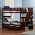 thumbnail image 2 of Leo & Lacey Twin Over Twin Staircase Storage Bunk Bed, 2 of 4