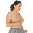 thumbnail image 6 of DODOING Plus Size Fashion Women's Supportive Wireless Sports Bra with Removable Pads Yoga Bra 2 Pack, 6 of 9