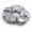Silver, variant on Hair Scrunchies - Elastic Hair Ties for Girls & Women, Shiny Hair Accessories, Hair Band for Women's Ponytail, Soft Hair Bows (, 2 count)