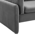 thumbnail image 3 of Modway Indicate Performance Velvet Sofa in Charcoal, 3 of 9