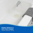 thumbnail image 3 of Kenney Rubber Drain Stopper, 5" Diameter, White, 3 of 5