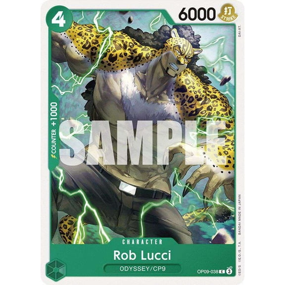 One Piece Emperors in the New World Common Rob Lucci OP09-038