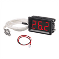 thumbnail image 2 of Industrial High Temperature K-Type M6 Thermocouple Thermometer DC12V -30-800℃ Digital Temperature Meter Tester Red, 2 of 10