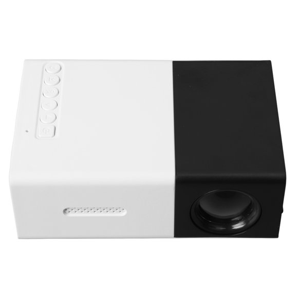 Mini Proyector ANGGREK Para Niños US PLUG 100-240V Negro Blanco 1080P HD