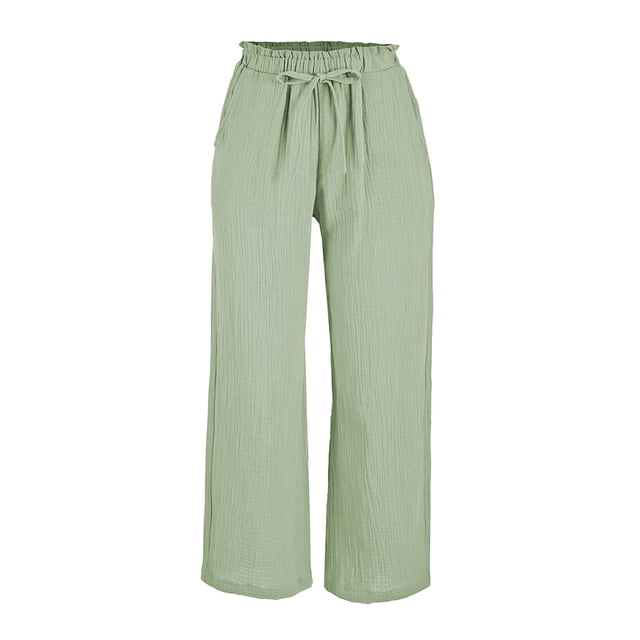 Pantalón George para Dama, Bolsas Laterales Verde T M