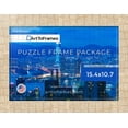 thumbnail image 3 of ArtToFrames 15.4x10.7 Inch - 39x27 CM White Puzzle Frame for 300 piece Puzzles.2.94 Inch Custom Wood Puzzle Frames, Casablanca White - Comes with Regular Glass, 3 of 6