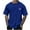 Blue, variant on Mens Shirts Men's 3D Print Graphic Tops Crewneck Short Sleeve Pullover Tees Drop Shoulder Streetwear T Shirts Classic Casual Shirt Tee Black L