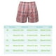 thumbnail image 3 of Yuarrent Pantalones cortos de algodón a cuadros de playa para hombre Pantalones de ropa interior Traje de baño XXXL, 3 of 6