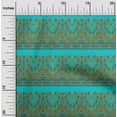 thumbnail image 1 of oneOone Cotton Cambric Fabric Leaves & Floral Block Printed Fabric 1 Yard 56 Inch Wide, 1 of 4