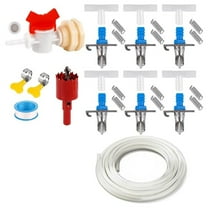 COOLHOOD Rabbits Waterer Kits Leakproof Duckbill Nipples Drinkers With Accessories Hose For Cage Small Animal Feeding Supply