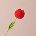 thumbnail image 1 of Tulipán artificial de crochet terminado a mano Flor de loto holandesa, 1 of 6
