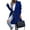 Blue, variant on Dress Womens Coats Black Trench Pea Business Casual Collared Long Coats Womens Jacket XXS